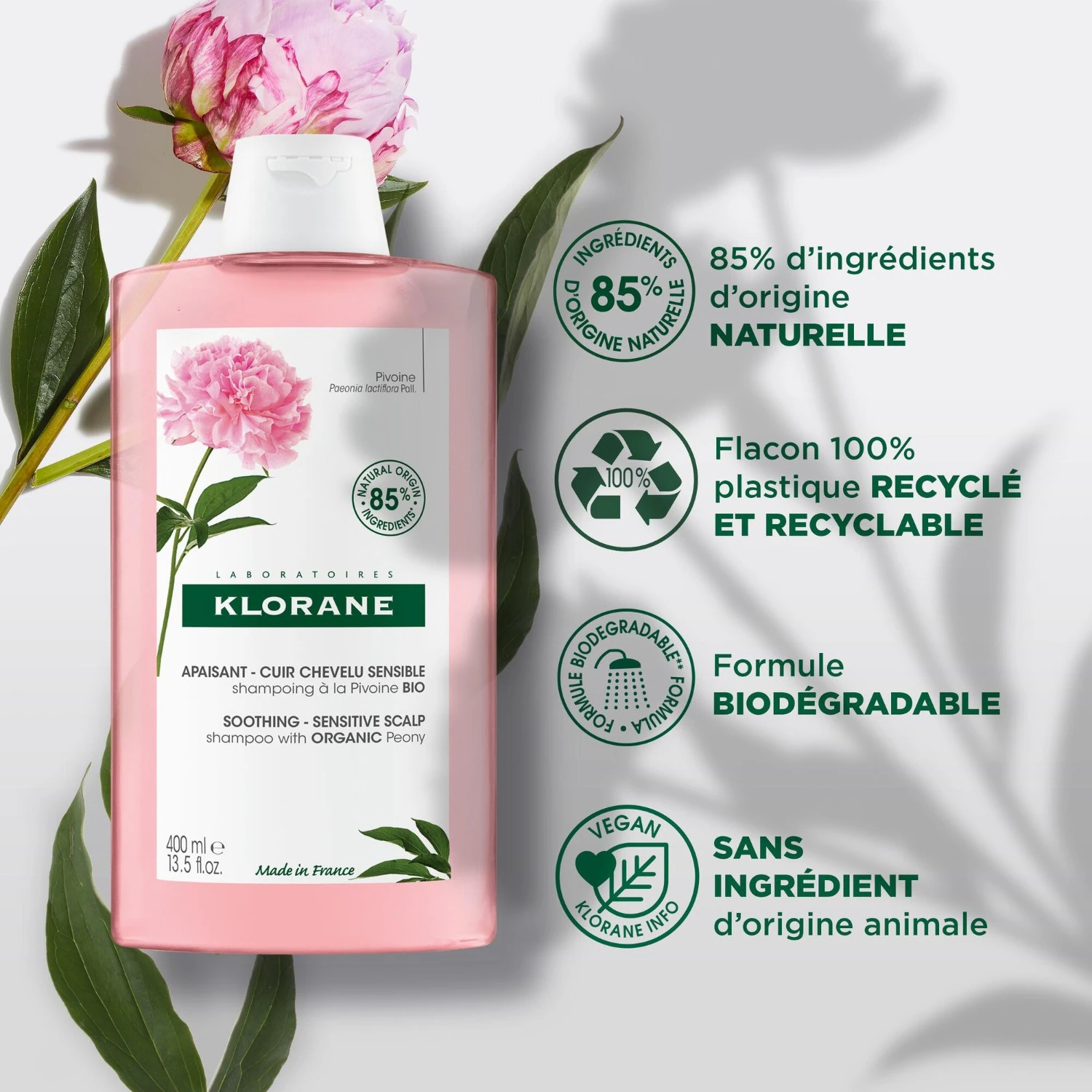 Klorane Shampoing à la Pivoine BIO