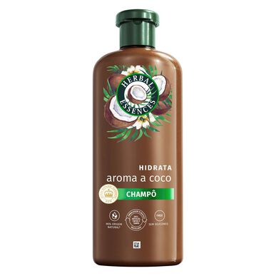 Hydratačný šampón Herbal Essences s kokosovou vôňou, výživný šampón pre veľmi suché vlasy