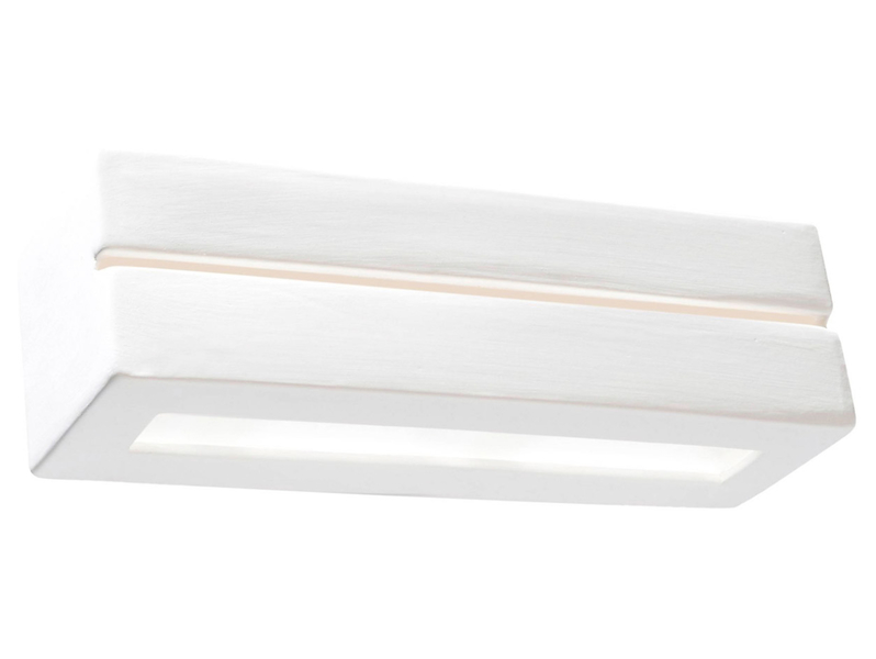 Kinkiet Vega line ceramiczny biały