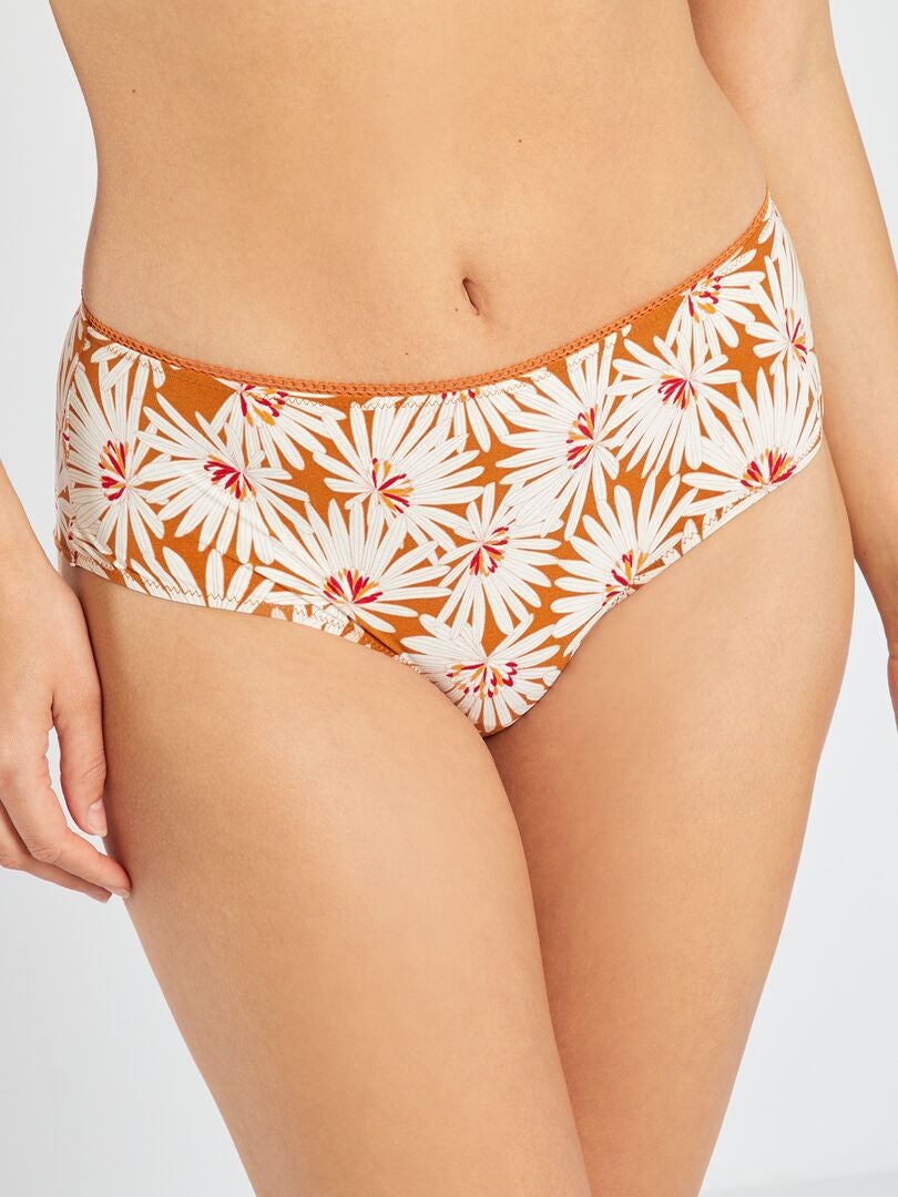 Culotte van microvezel 'Sans Complexe' - ORANJE