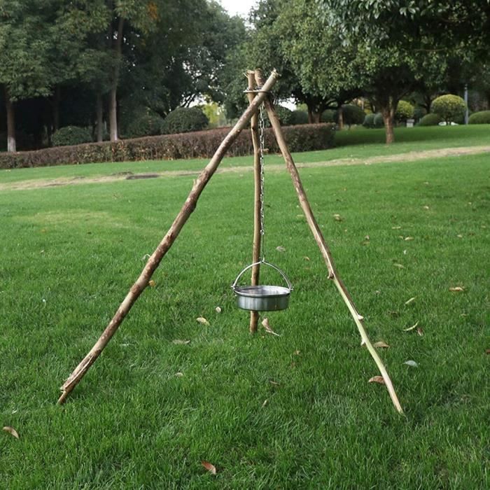 Campfire Tripod Grill Equipment, Camping Tripod Grill Board, Camping Cooking Equipment Accessories