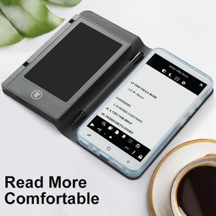 E-reader, 16 GB, schermo E Ink da 5 pollici, funzionalità di scrittura a mano, per leggere libri, portatile, blu