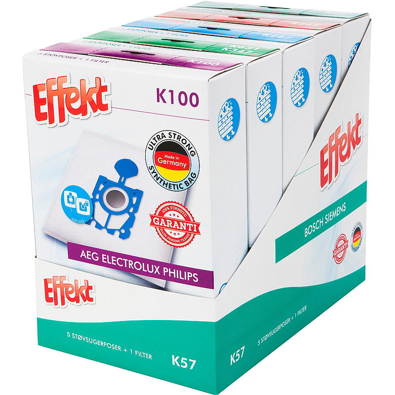 Effect stofzuigerzakken K100 5-pack