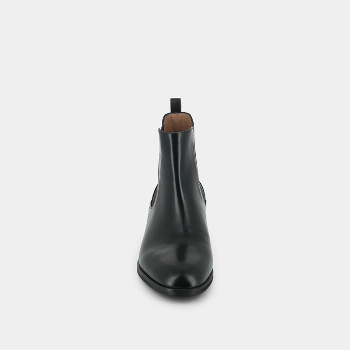 Bottines  en cuir noir