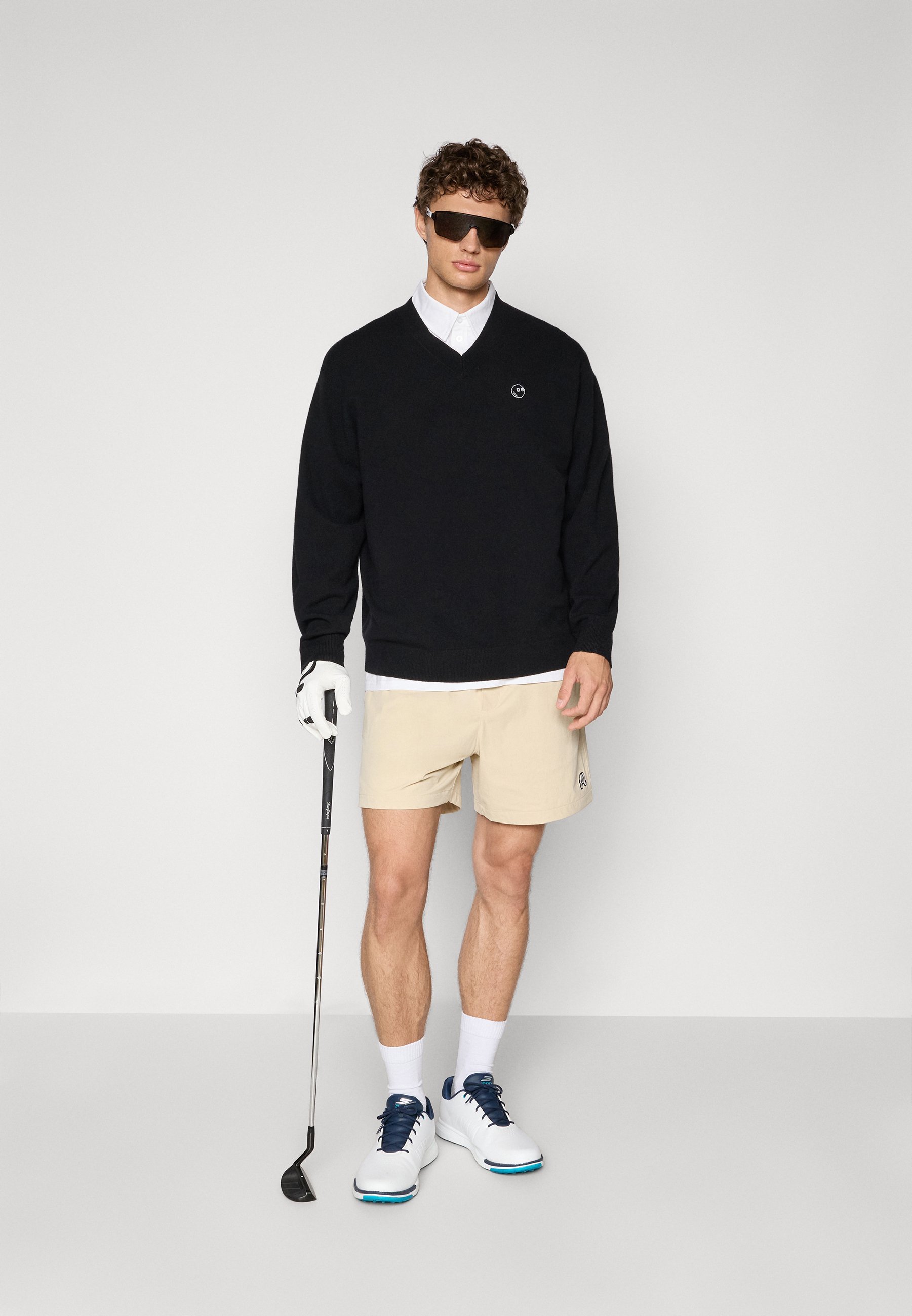 Malbon JESPER PARNEVIK V-hals sweatshirt - zwart