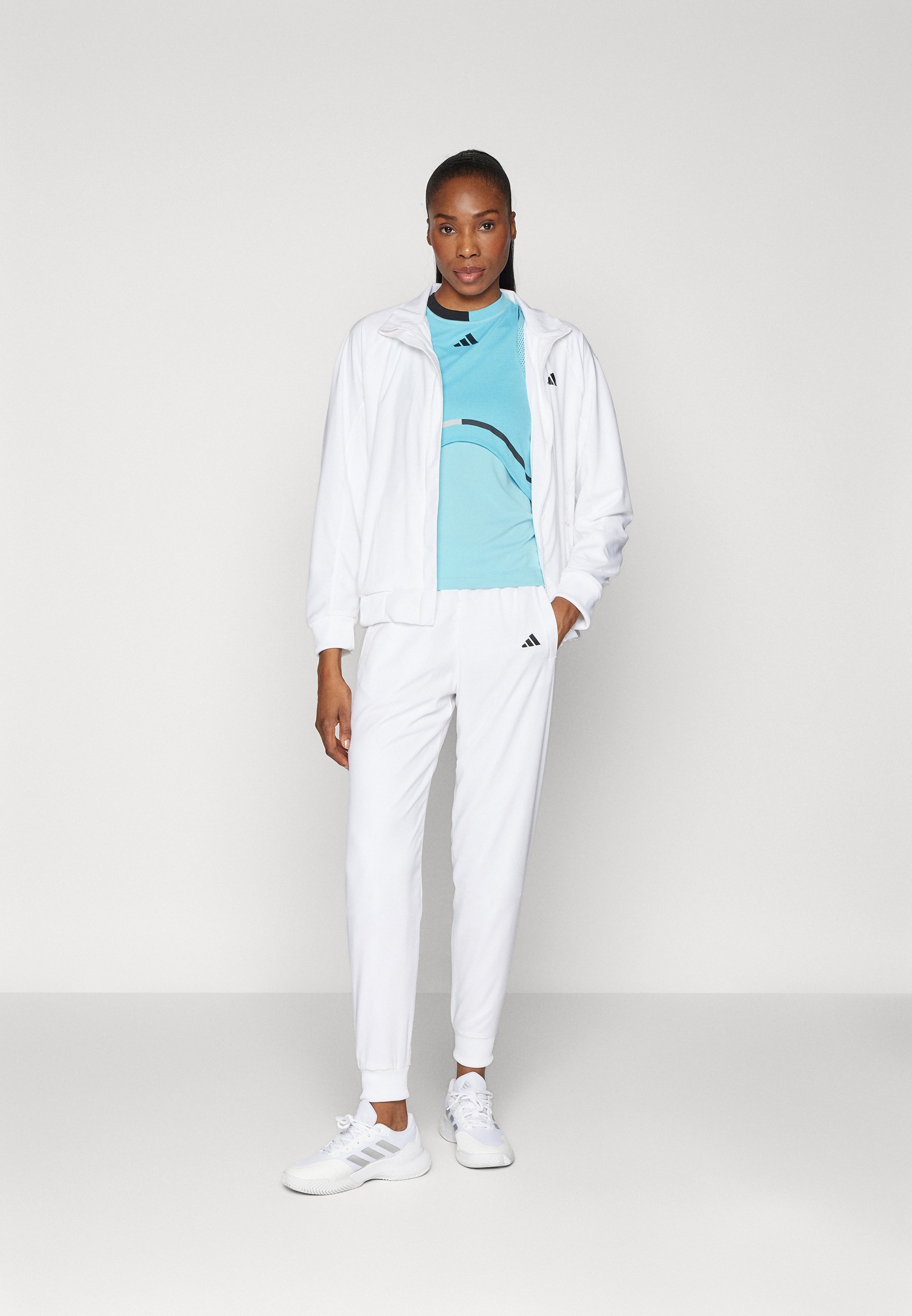 adidas Performance TENNIS WALK-ON - Trainingshose - weiß