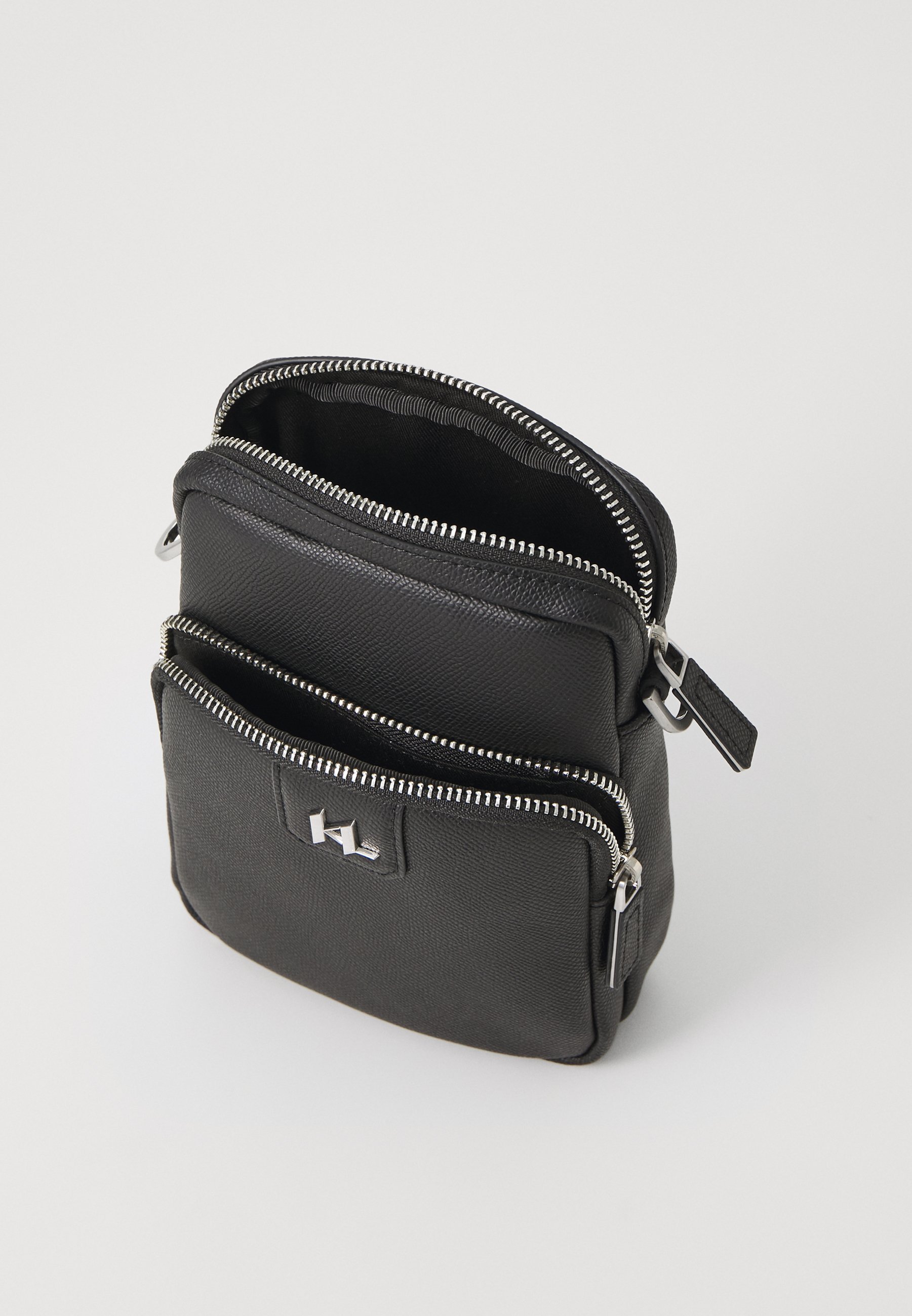 KARL LAGERFELD K/MONOGRAM CROSSBODY - Crossbodytas - zwart