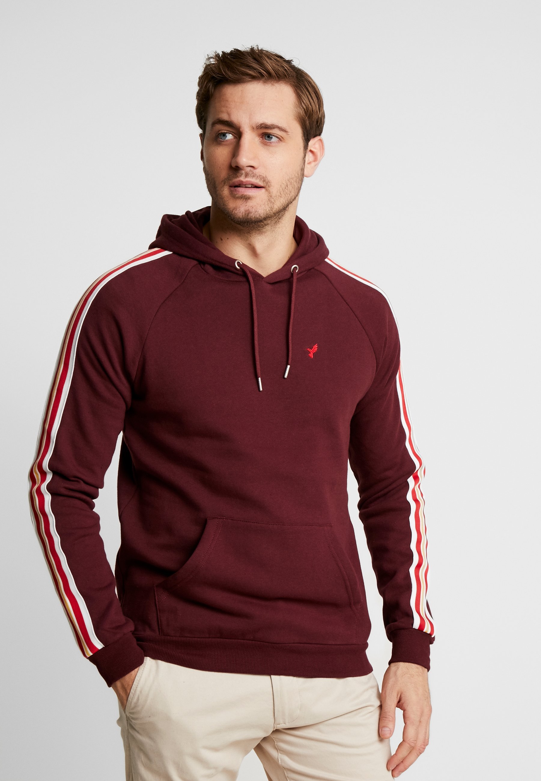 Sweat à capuche Pier One - bordeaux