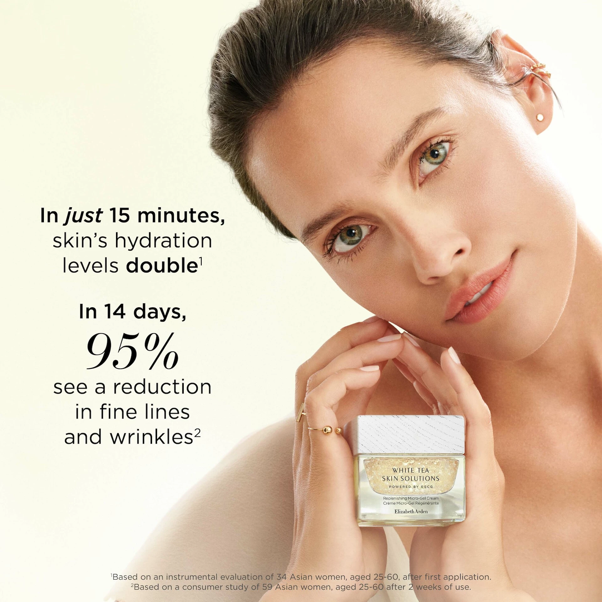 White Tea Skin Solutions feltöltő mikrogél krém 50 ml - Elizabeth Arden