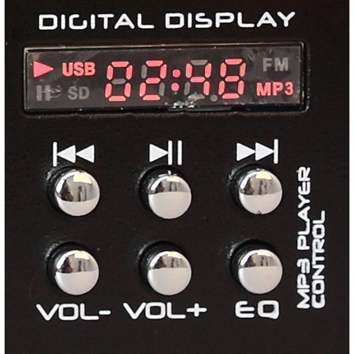 IBIZA DJ21USB-MKII 4-channel/7-channel mixer + USB - Black