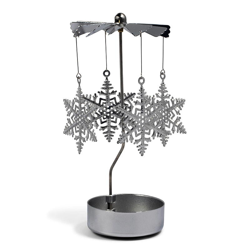 Teelichthalter für Zuhause, 6,5 x 14 cm, Engelspiel