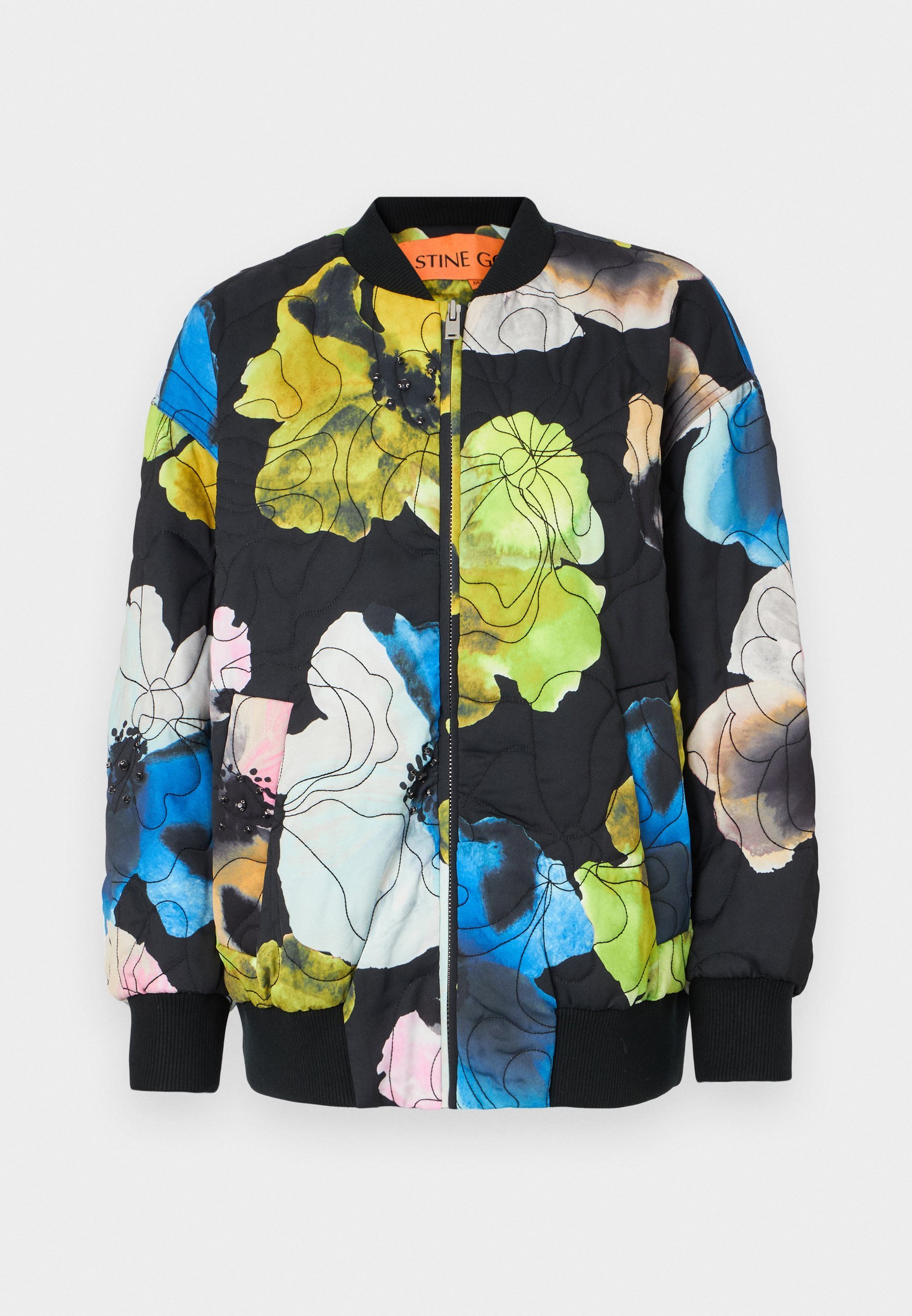 Stine Goya VOLUMINOUS JACKET - Bomberjack - aquarelbloem
