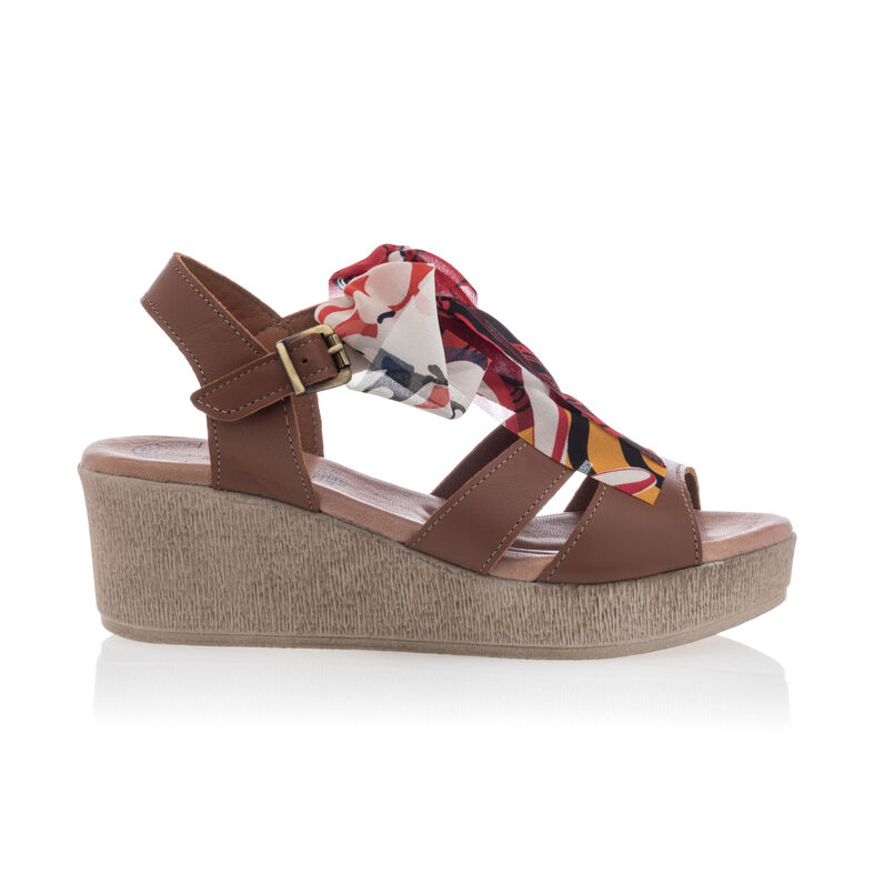Brune sandaler / sko med åpen tå til dame