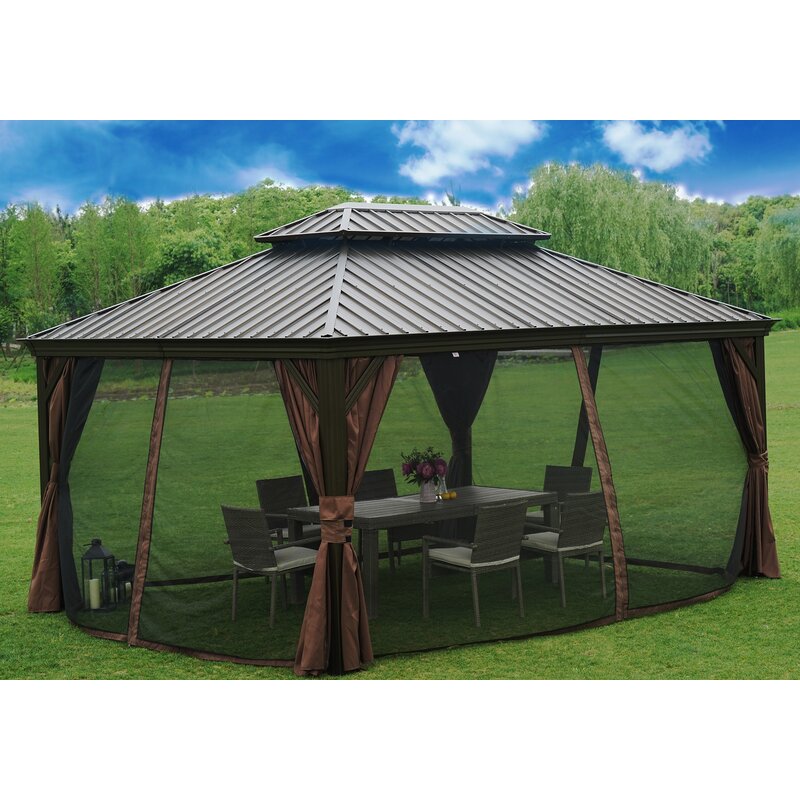 Alexander Aluminium-Terrassenpavillon, 4,88 m B x 3,66 m T