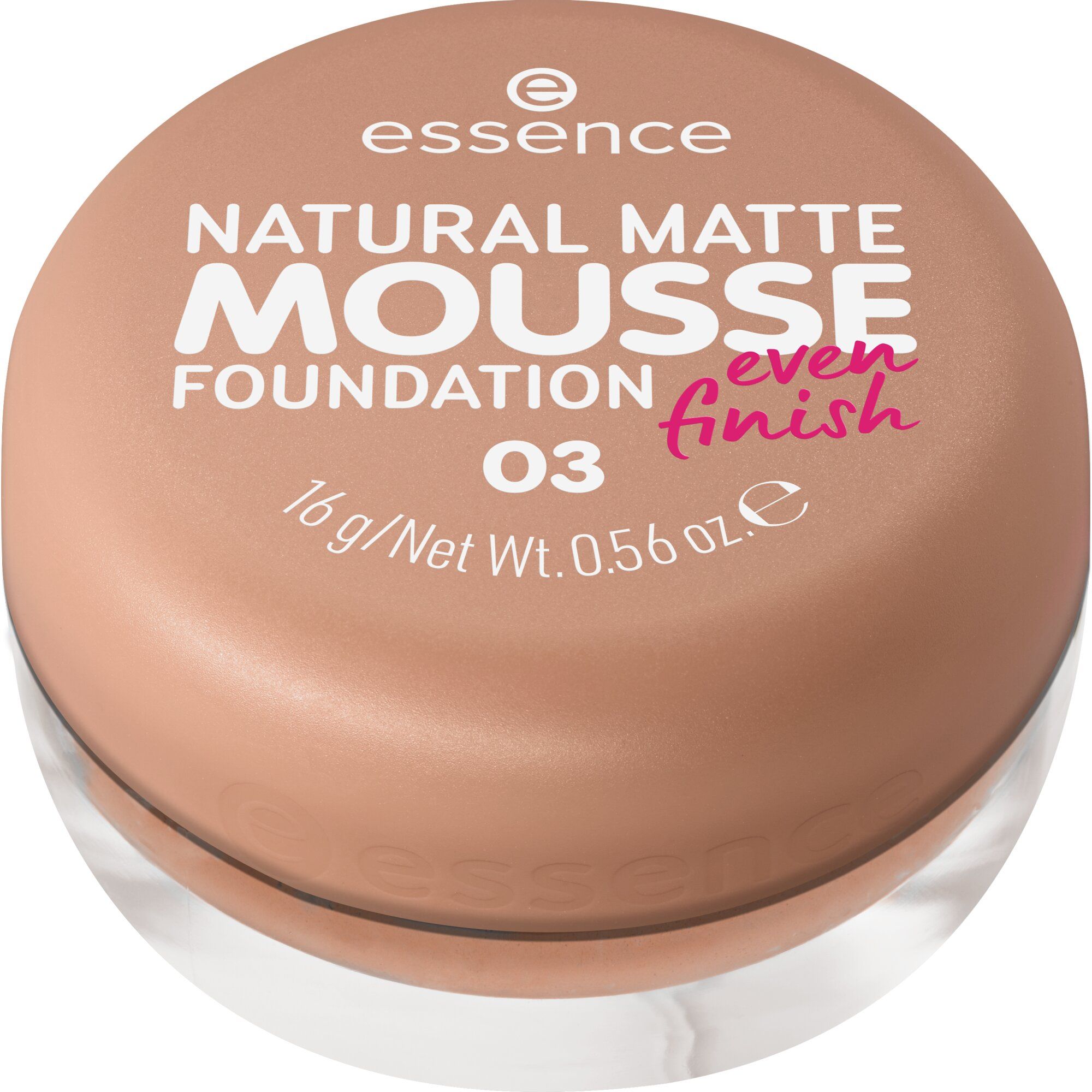 Prírodný matný penový make-up Báze pod make-up