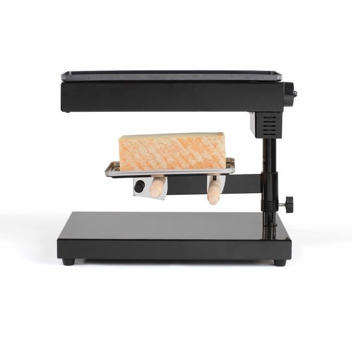 Raclette tradicional - LIVOO - DOC159 - 600W - Para 6 a 8 personas - Soporte para queso extraíble - 2 espátulas
