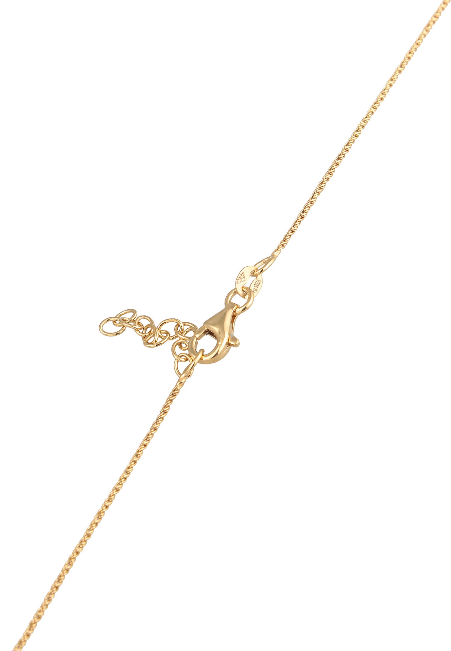 Elli Femmes Choker Basique Torsadé Fin en argent sterling 925