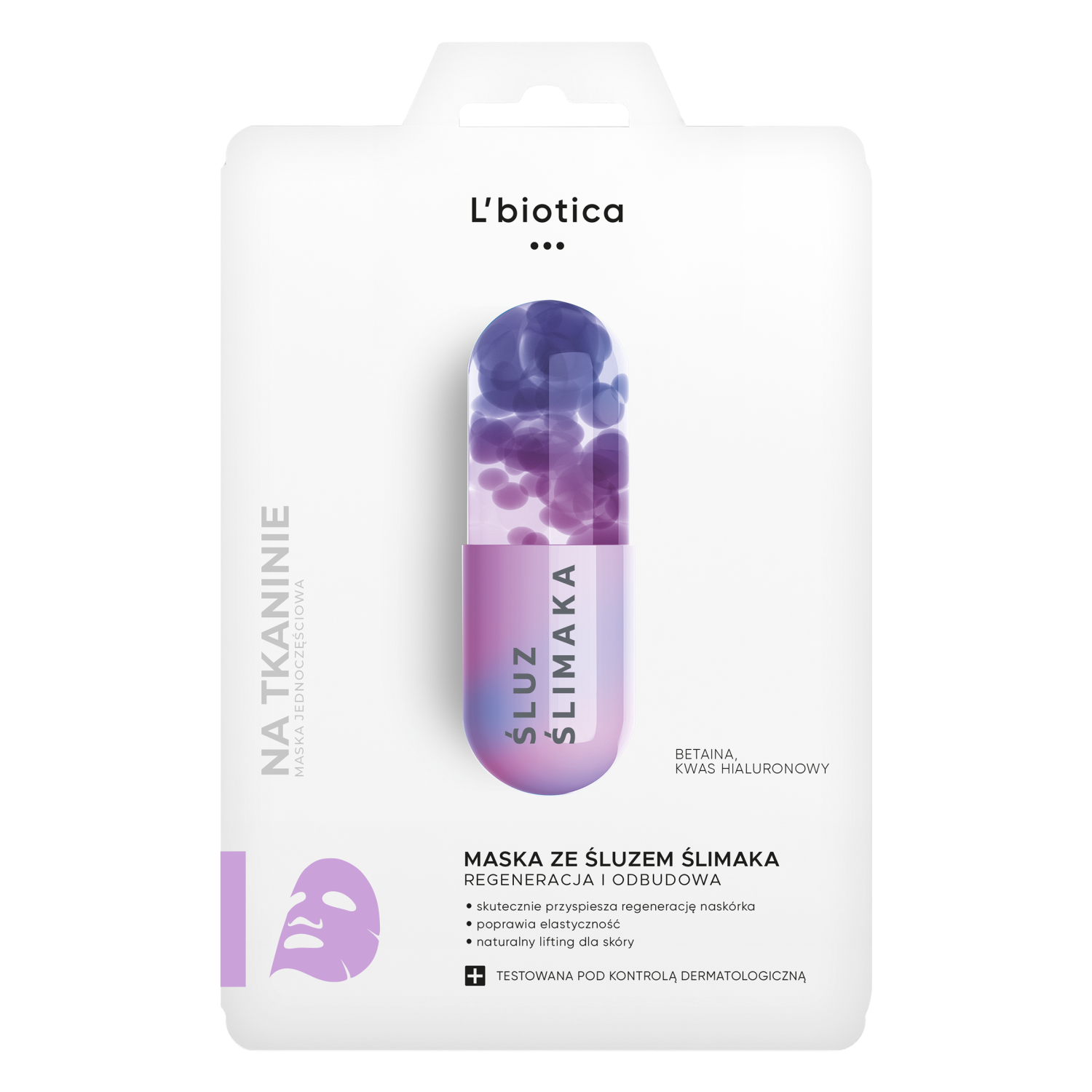 L'Biotica øyeblikkelig regenererende ansiktsmaske 23 ml