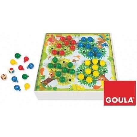 Jogo educativo - GOULA - Contando árvores - Maçãs e dados de madeira