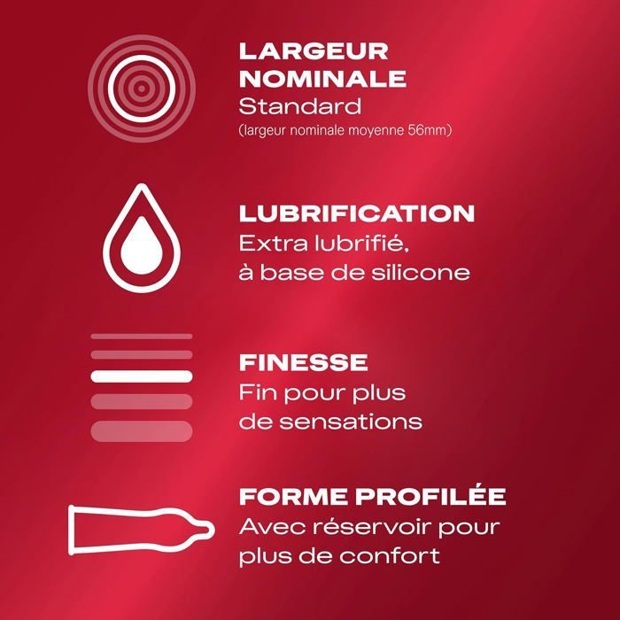 Kopie von Durex - Lot de 3 Boîtes de Préservatifs - Nude x10 - Pleasure Me x12 - Feeling Extra x12 #1