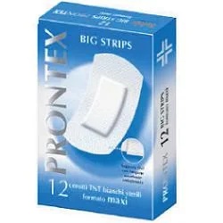 PRONTEX Big Strips Maxi Format veiligheidspatches, 12 stuks