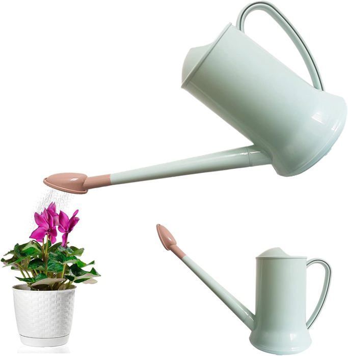 Arrosoir de2 litres à Long Bec en Plastique arroseur détachable Plante arrosoir Vaporisateur d'eau léger Bouteille d'arrosage