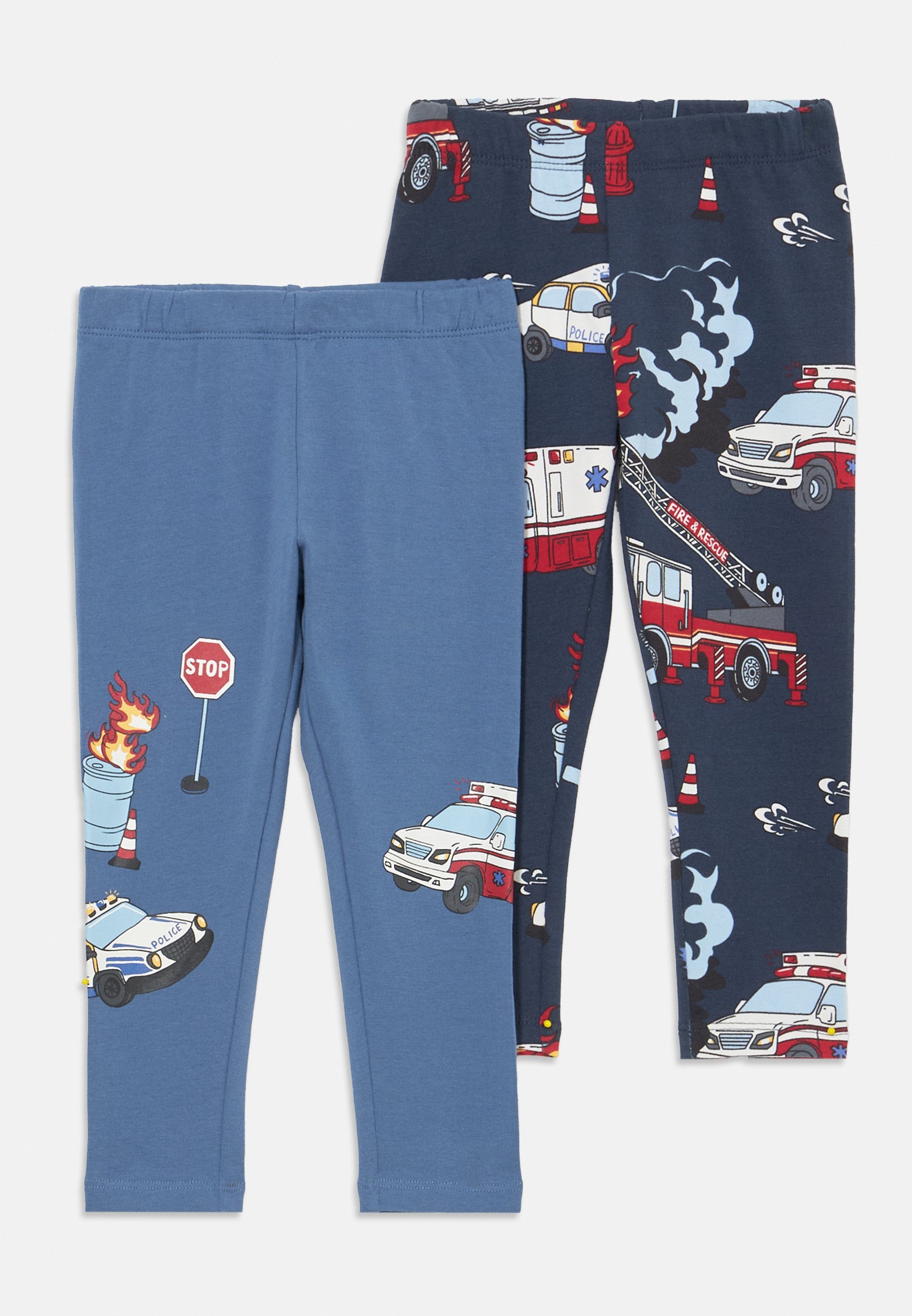 Lindex TRUCKS UNISEX 2 PACK - Leginsy - Spodnie - jasnoniebieski
