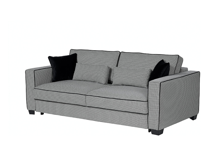 Sofa trzyosobowa Vini z funkcją spania i pojemnikiem pepitka
