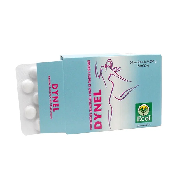 ECOL Dynel 50 comprimidos. Complemento alimenticio de origen vegetal y derivados.