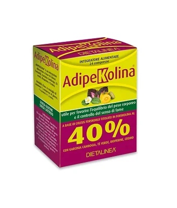 Adipekolina voedingssupplement voor gewichtsbeheersing, 24 tabletten