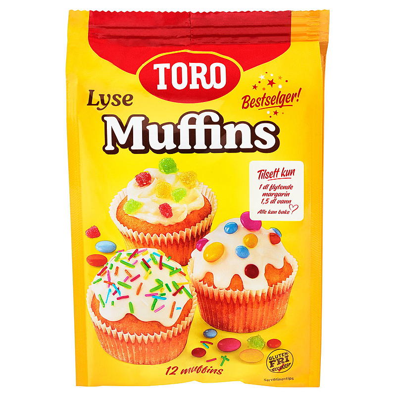 Toro Lätta muffins 331 g Toro