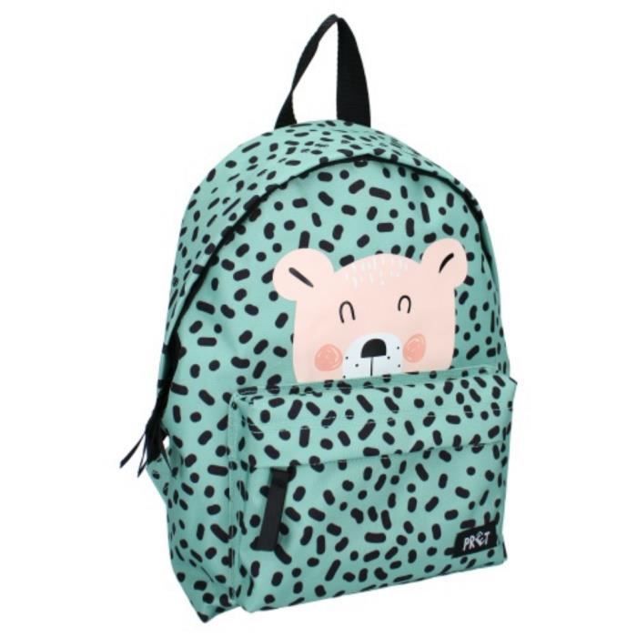 mybagstory - Rugzak - Beer - Klaar - Groen - Kind - School - Peuterspeelzaal - Kleuterschool - Kinderopvang - Meisje - Maat 31 cm
