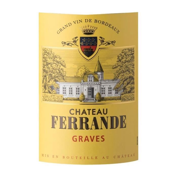 Magnum Gift Box in Wooden Crate - Château Ferrande 2019 Graves - Bordeaux Red Wine