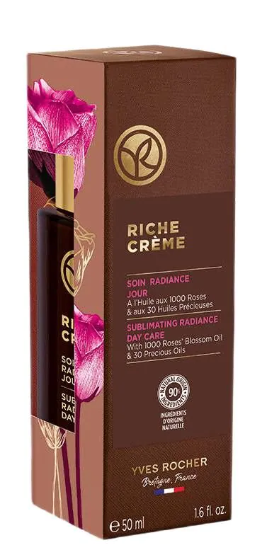 Yves Rocher Riche Creme Rozświetlająca emulsja przeciwzmarszczkowa na dzień