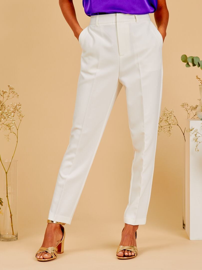 Pantalones pitillo - BLANCOS