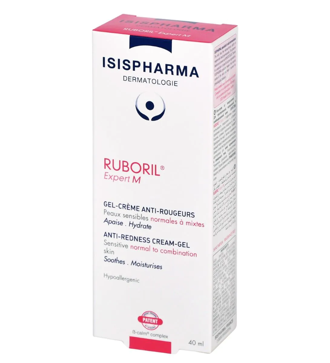Isispharma Ruboril Expert M - Żel-krem do skóry naczynkowej i ze skłonnością do rumienia s normalna