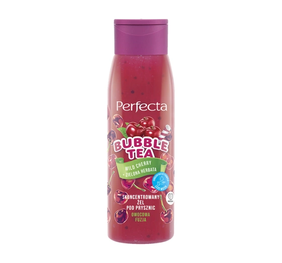 Perfecta Bubble Tea żel pod prysznic wiśnia   zielona herbata 400g