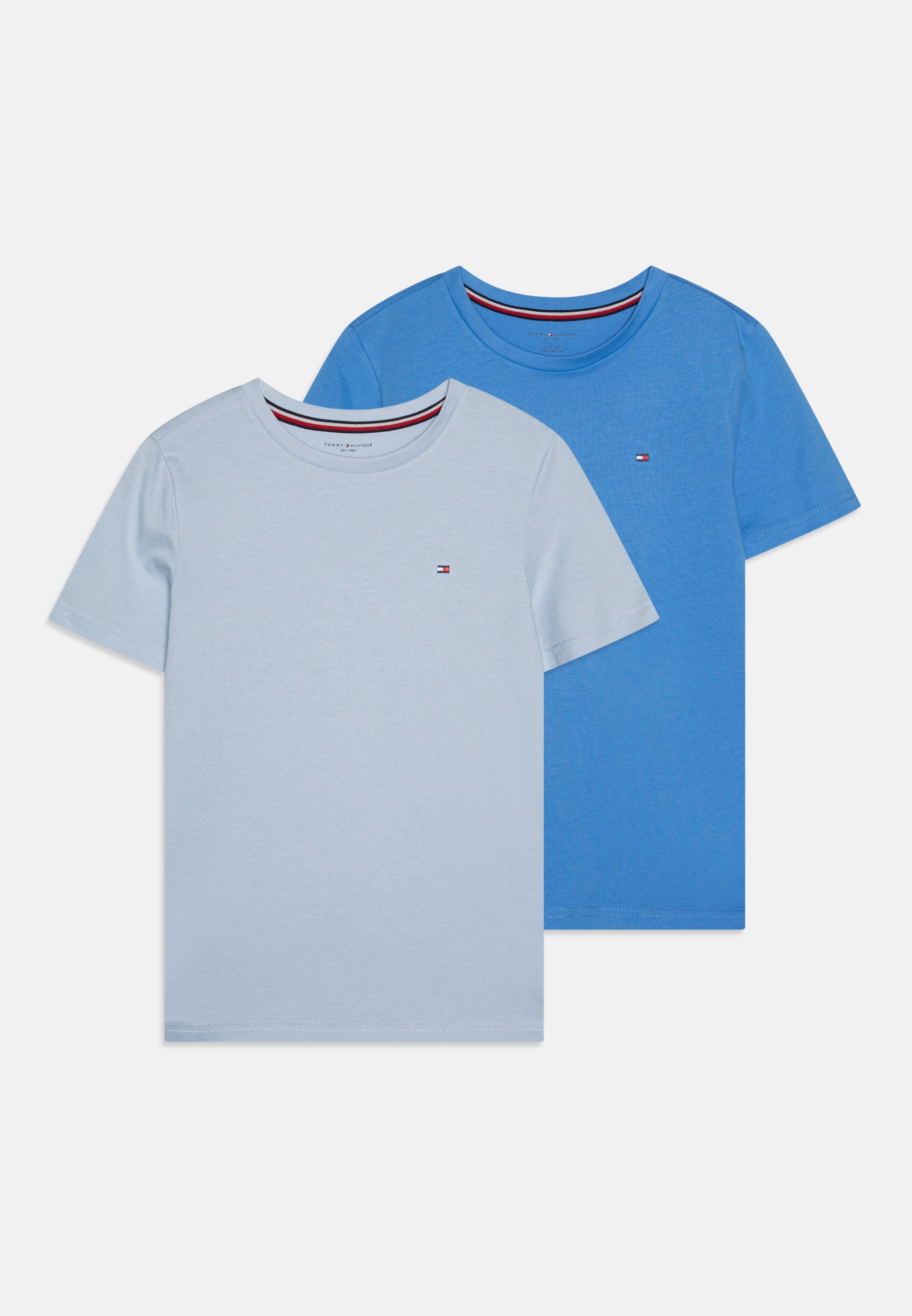 Confezione da 2 T-shirt unisex Tommy Hilfiger - T-shirt basic - blu breezy/blu incantesimo