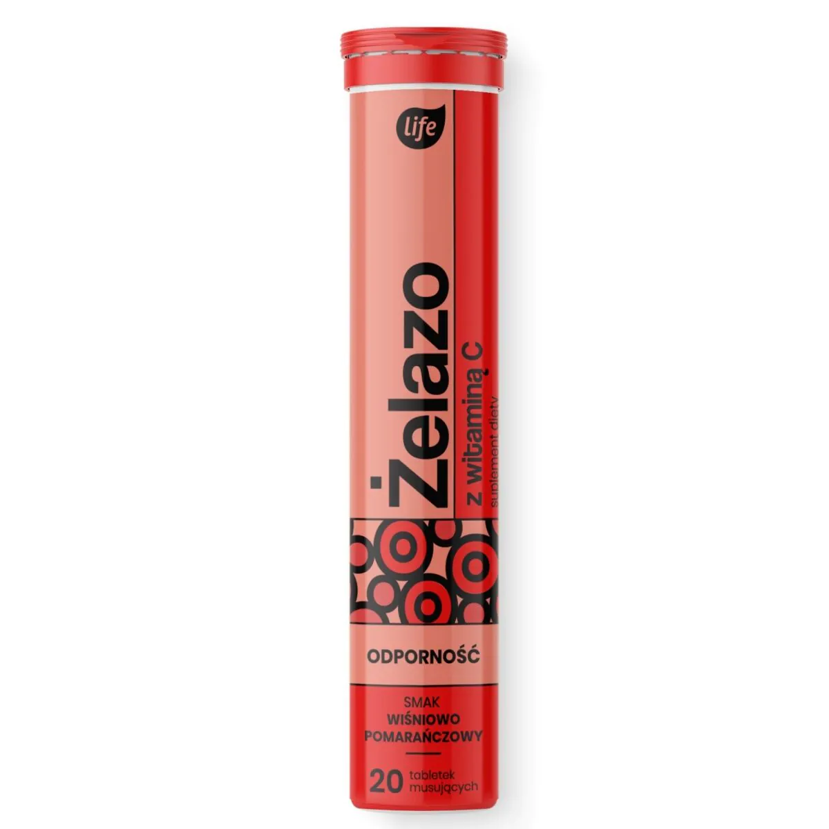 Life Żelazo + Witamina C, Tabletki musujące