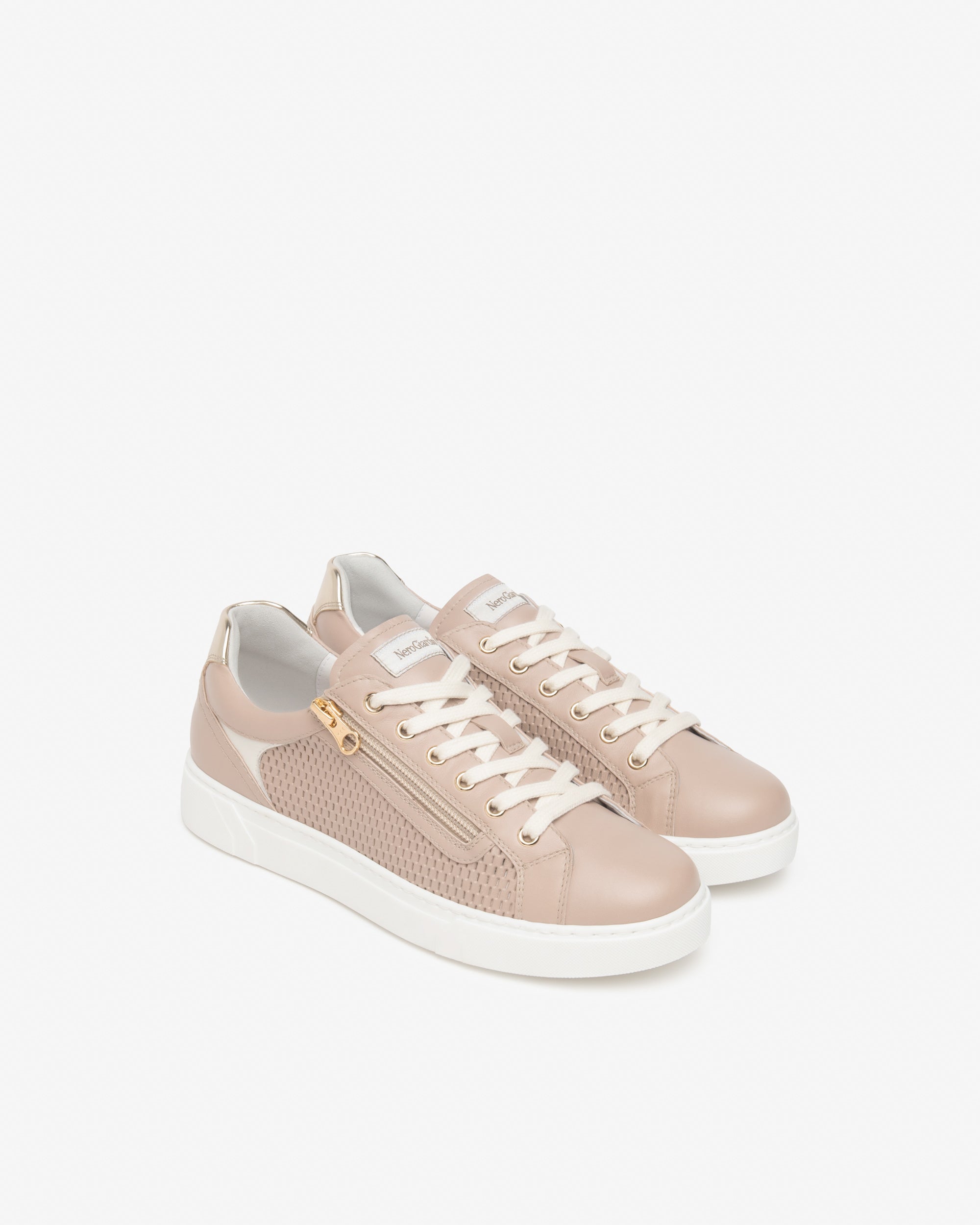  Damen-Sneaker aus Leder und Funktionsmaterial