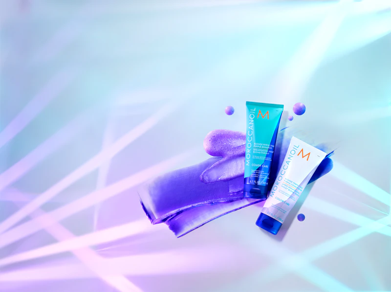 Moroccanoil Color Care Blonde Perfecting Purple Conditioner für blondes und gesträhntes Haar