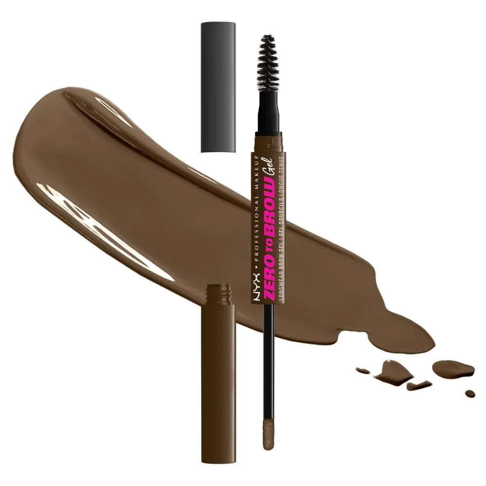 NYX Zero To Brow Żel do brwi Chocolate