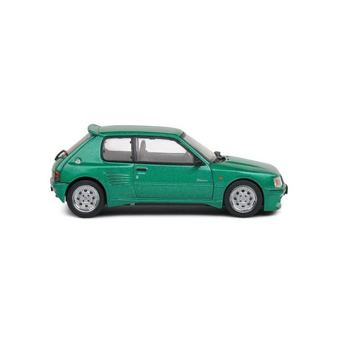 Voiture miniature - SOLIDO - Peugeot 205 DIMMA - Vert - Échelle 1:43 - 1992