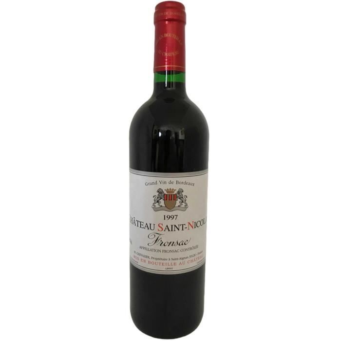 Château Saint-Nicolas 1997 Fronsac - Vin rouge de Bordeaux