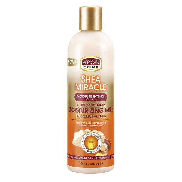 African Pride Shea Butter Miracle Silky Curls fugtighedscreme 355 ml