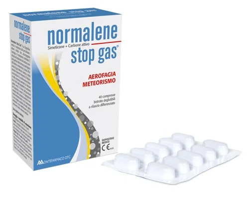 NORMALENE Normalene Stop Gas 40 tabletten tegen gasvorming