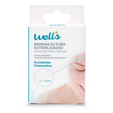 Wells-steriloituja ompelulankoja 8 kpl 8 kpl