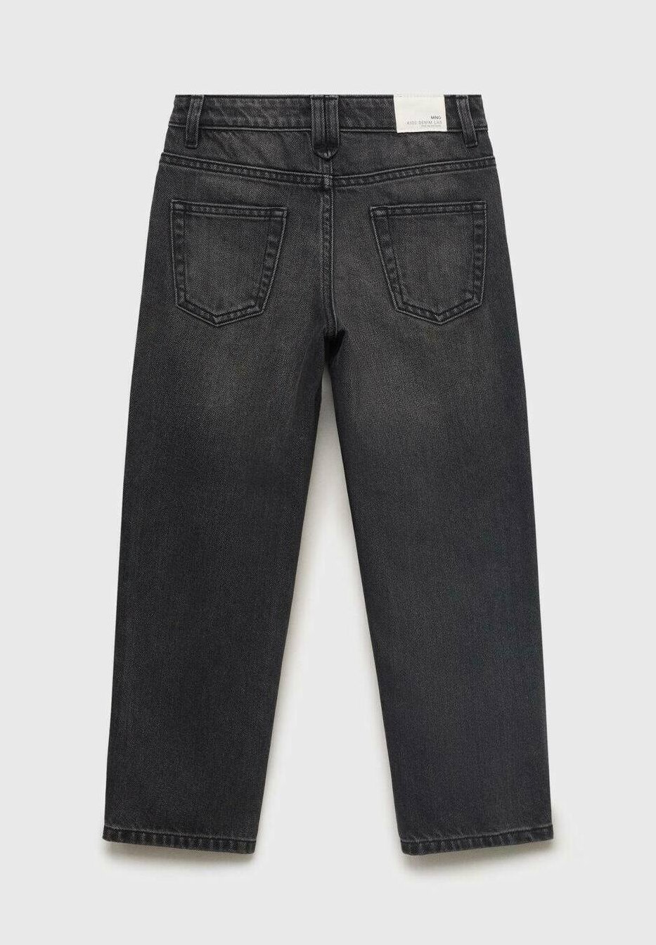 Mango Kids REGULAR - Rechte jeans - zwarte denim
