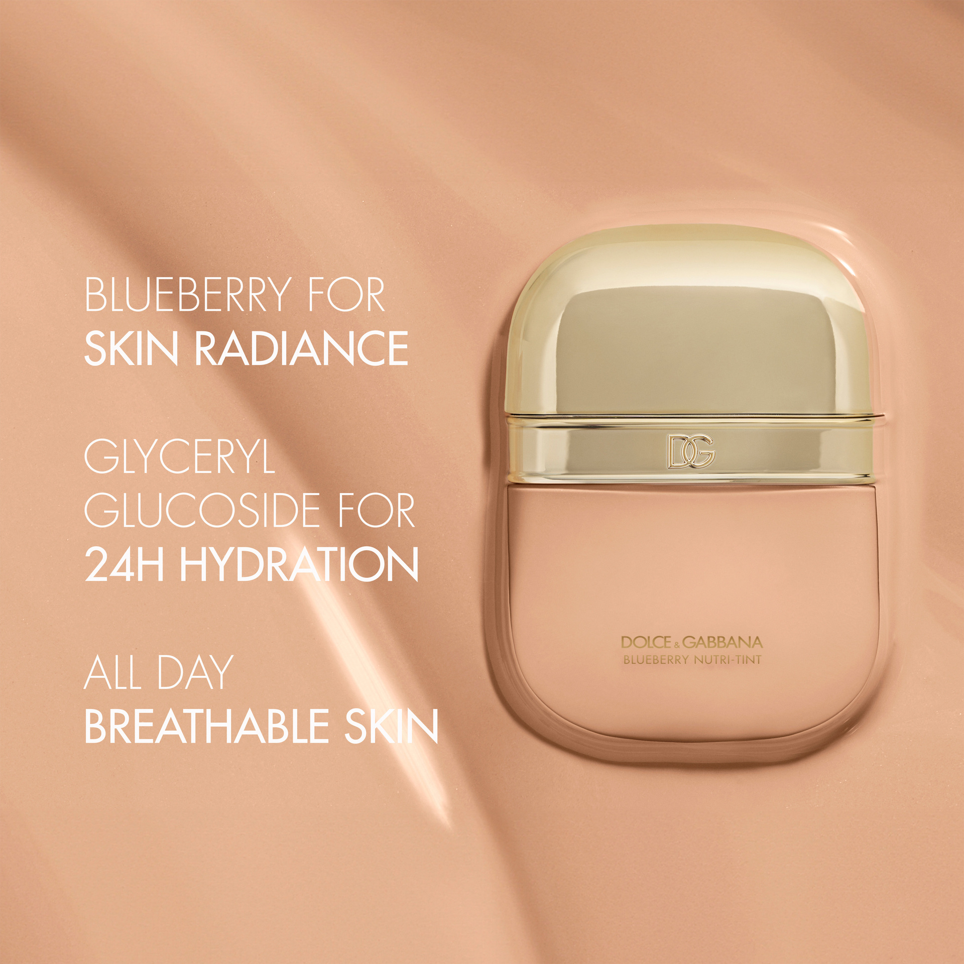 Nuanță Nutritivă Afine Hydra Glow & Fresh Skin 7N - Dolce & Gabbana