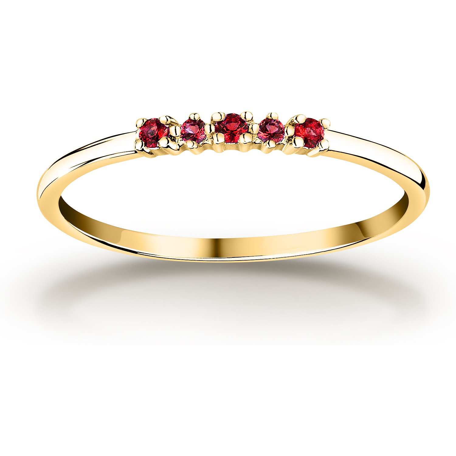Live Diamond Bagues or jaune, rouge